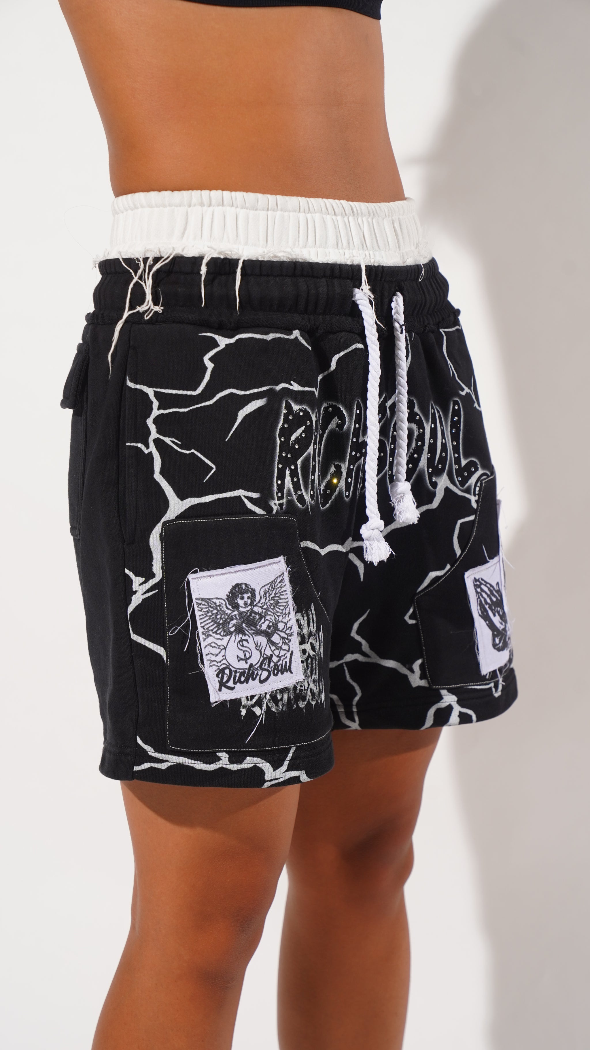 RICHSOUL DOUBLE WAIST SHORTS